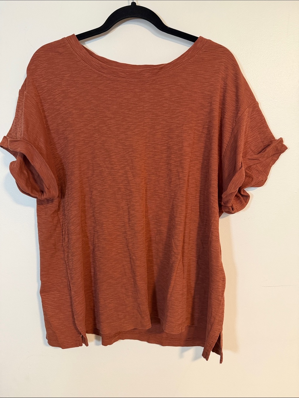 Buffalo David Bitton Women's Short-Sleeve Top - Rust Orange (NWOT)